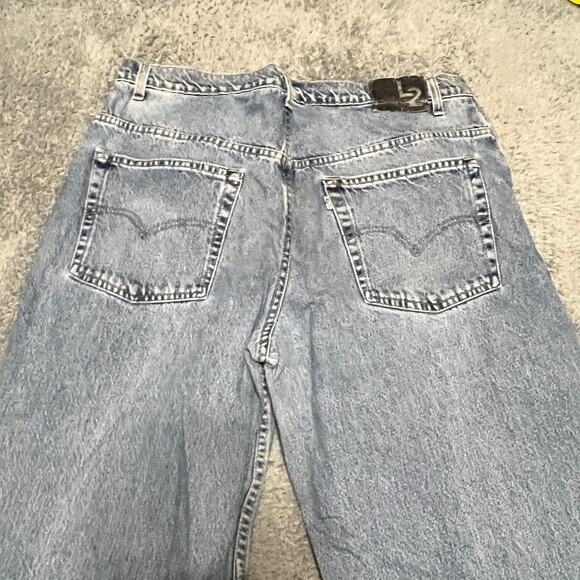 Vintage Levis L2 Jeans Men 36x34 Loose Baggy Fit Straight Leg 90s Skate Faded * - Picture 5 of 13